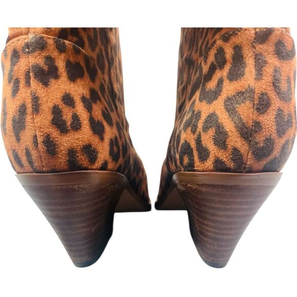Jessica Simpson Zeana Leopard Print Suede Knee-High Boots - Picture 6 of 14